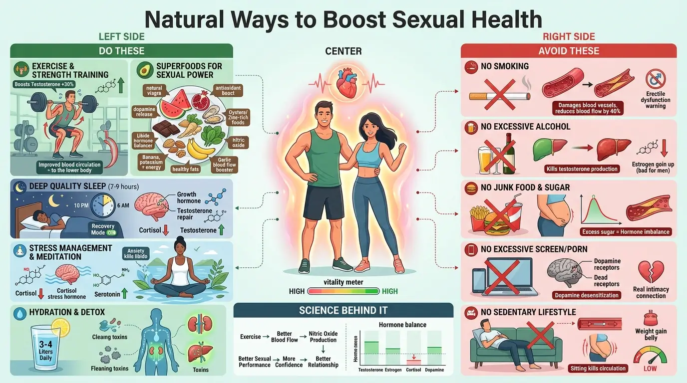 Boost Sexual Health Naturally – with Simple Daily Habits