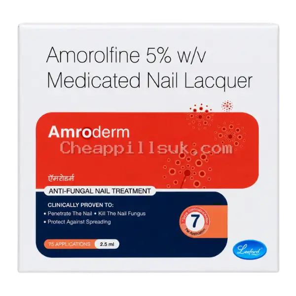 amroderm nail lacquer