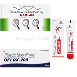albendazole ofloxacin ornidazole combination